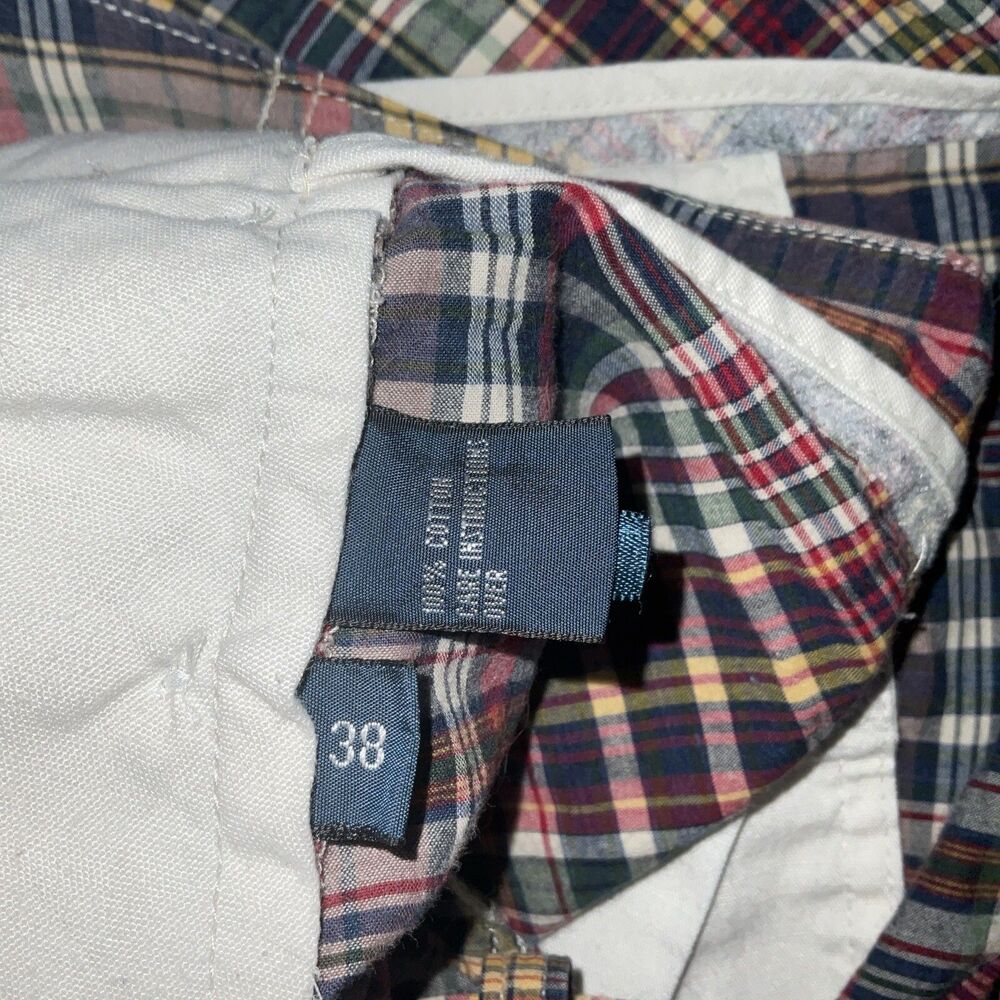 Polo Ralph Lauren Shorts Mens Size 38 Bleeker Madras Casual Preppy - Picture 4 of 11